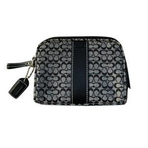 Authentic COACH Mini Signature C Print Cosmetic Bag